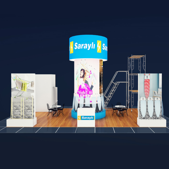 SARAYLI MODÜLER STAND SİSTEMİ ÇALIŞMASI
